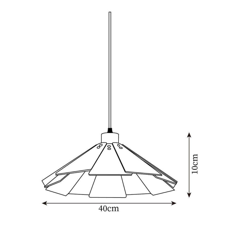 Delfina Wood Pendant Lamp — product view 6