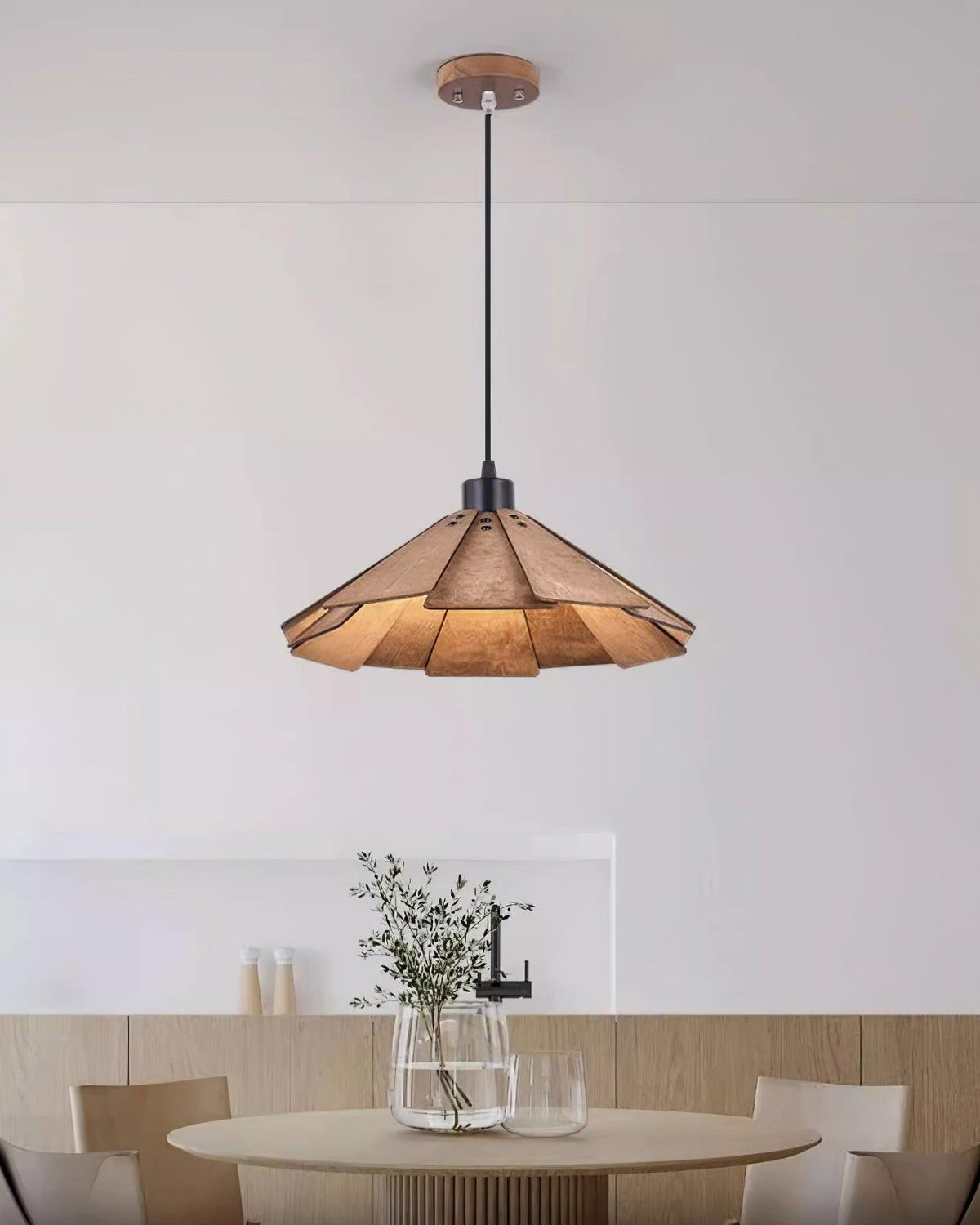 Delfina Wood Pendant Lamp — product view 12