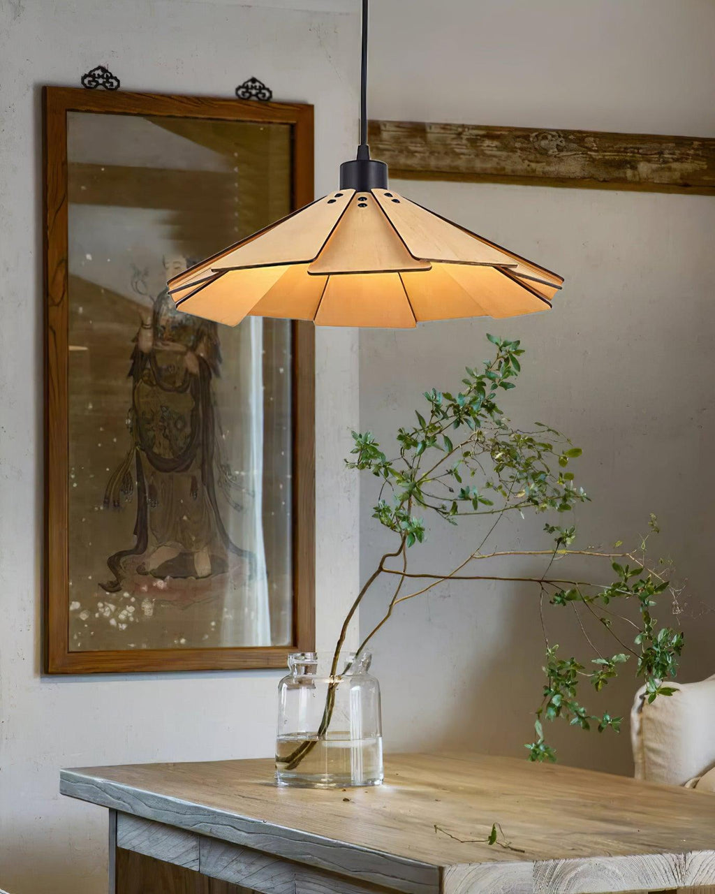 Delfina Wood Pendant Lamp — product view 14