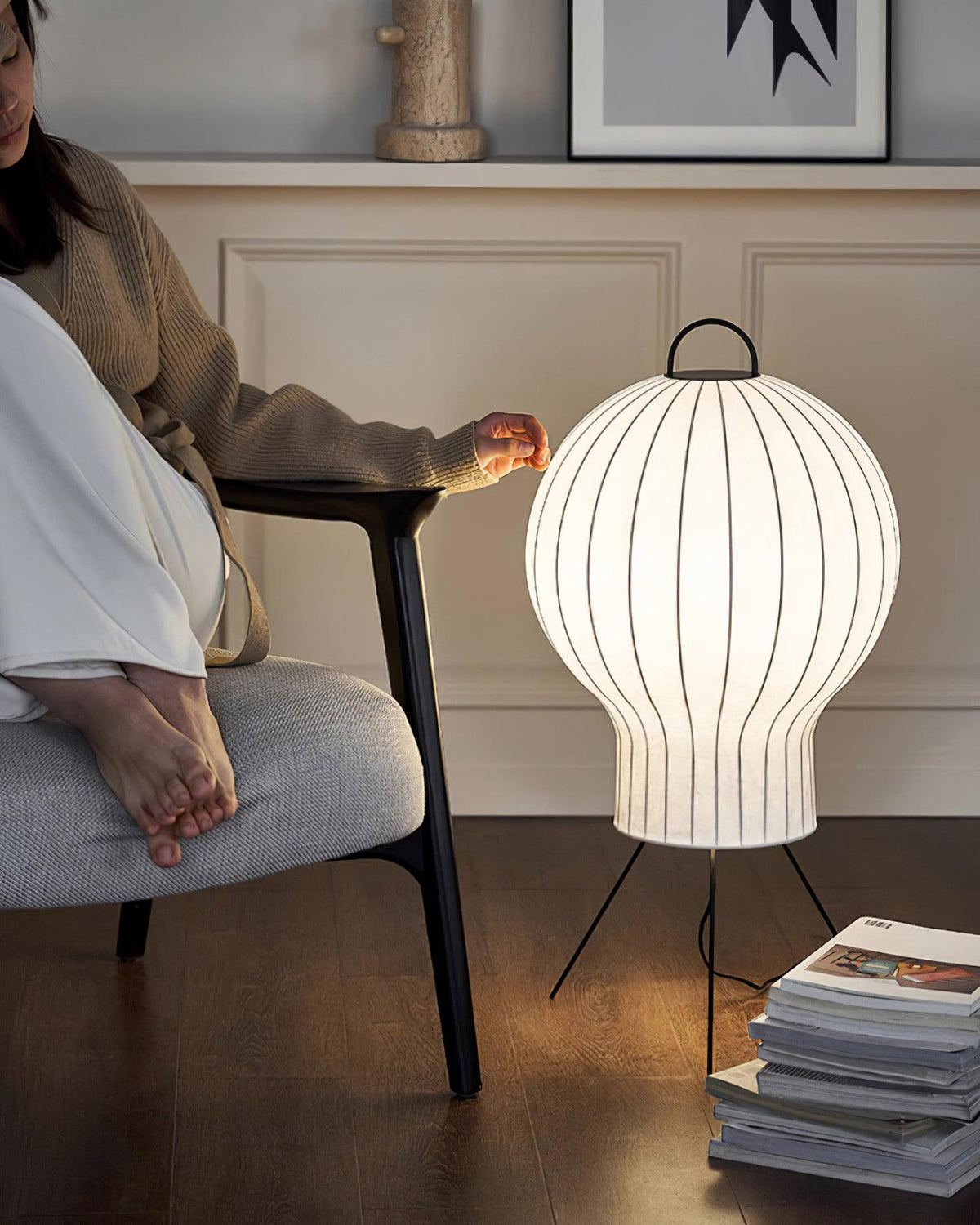 Jellyfish Silk Floor Lamp — product view 20