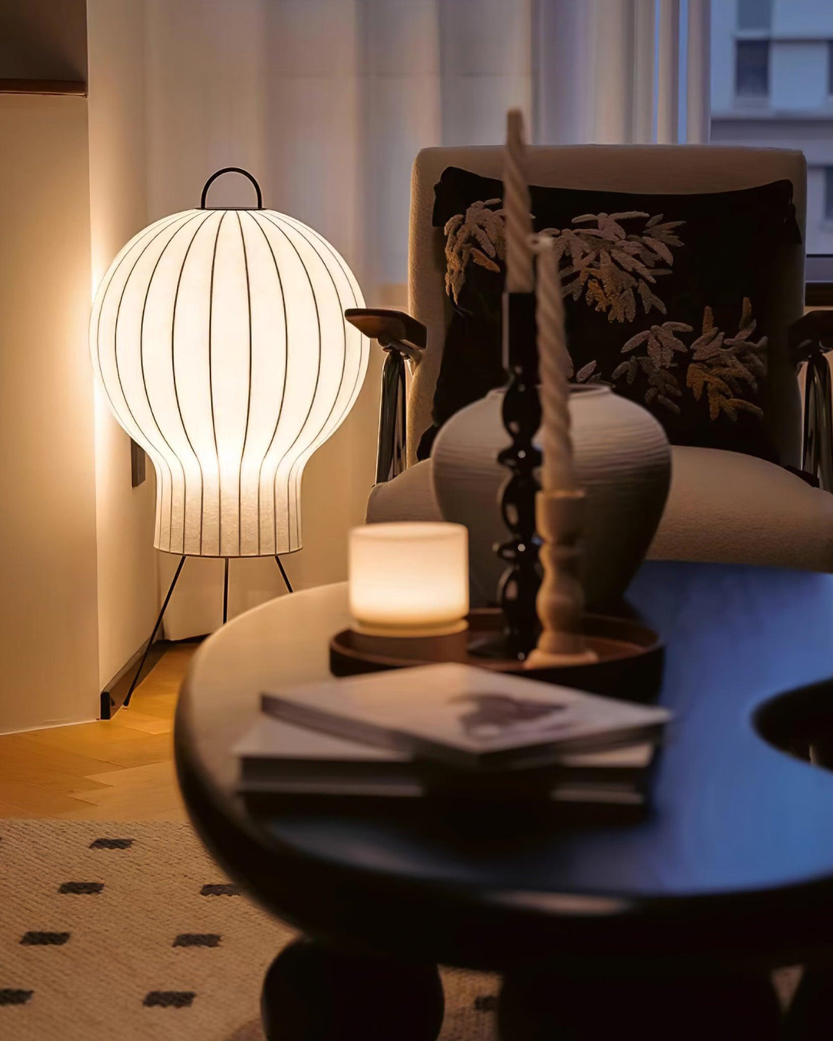 Jellyfish Silk Floor Lamp — product view 28