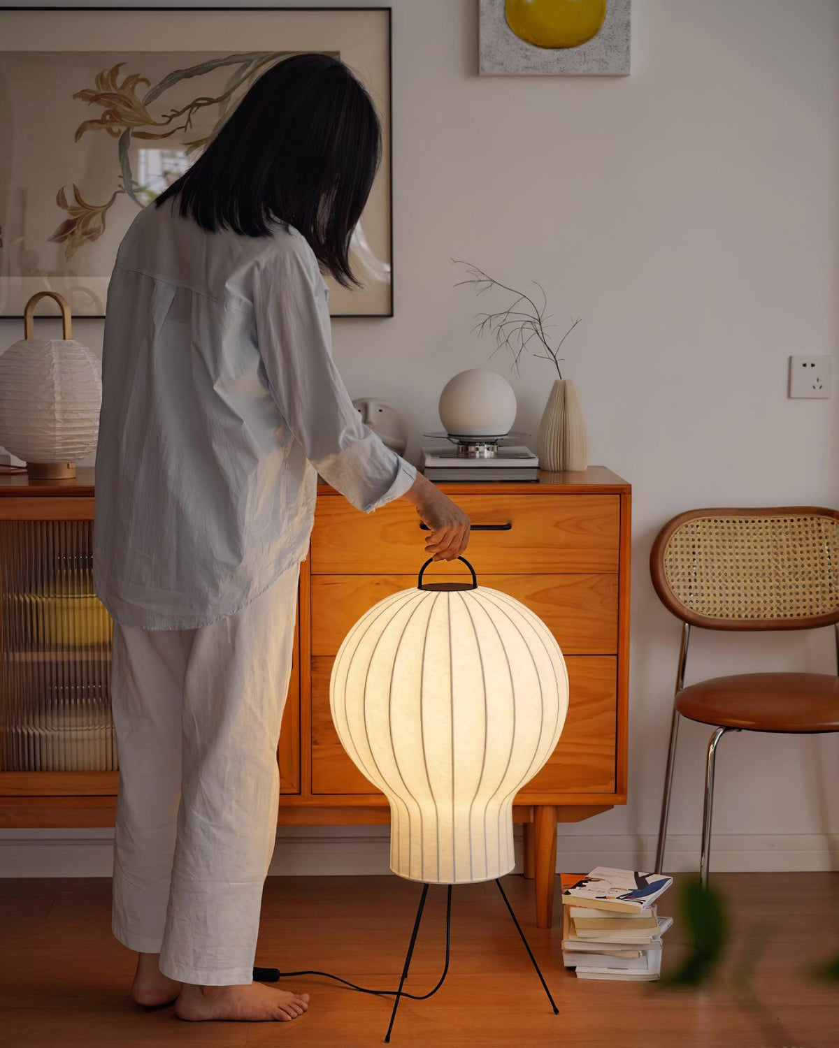 Jellyfish Silk Floor Lamp — product view 29