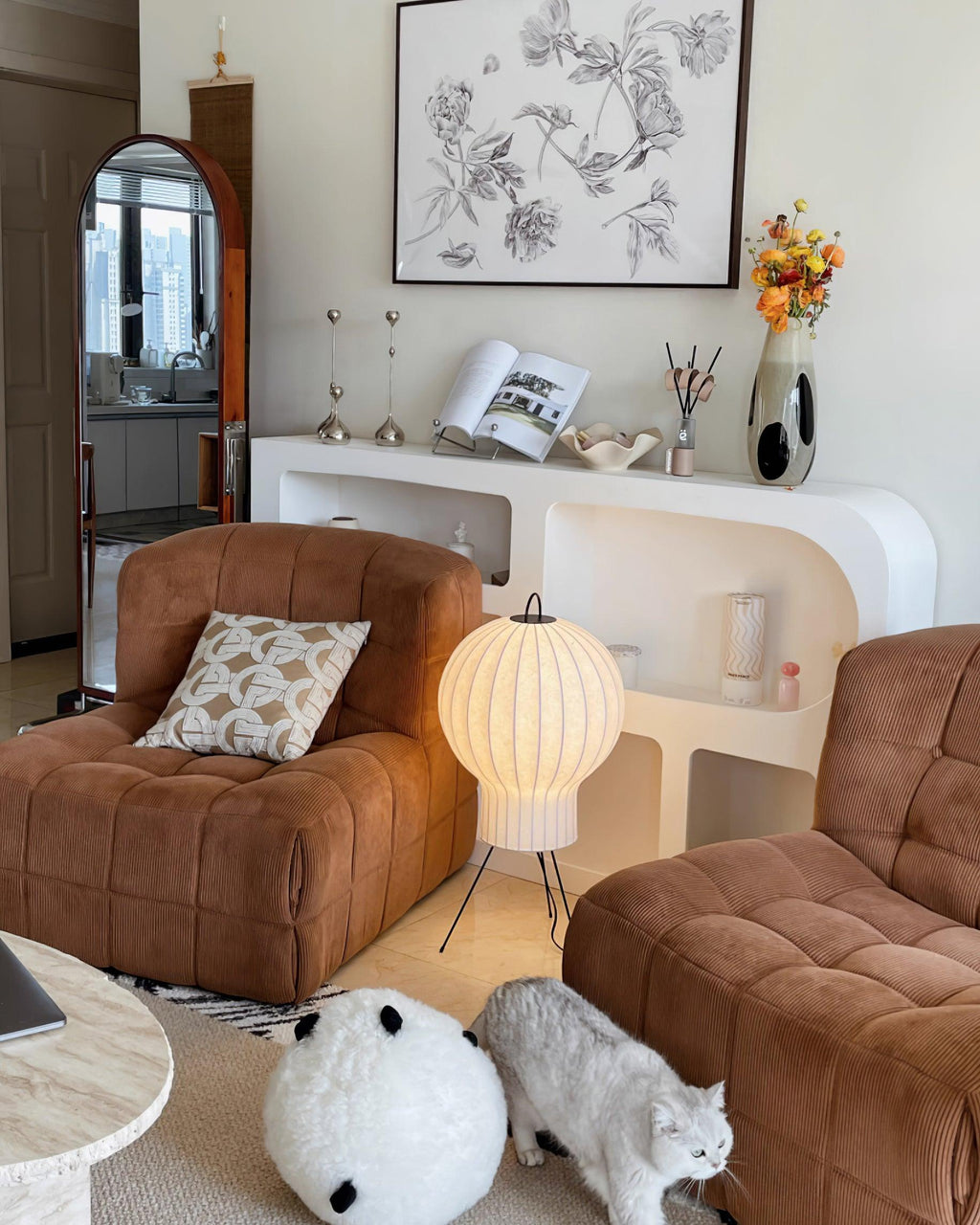 Jellyfish Silk Floor Lamp — product view 33