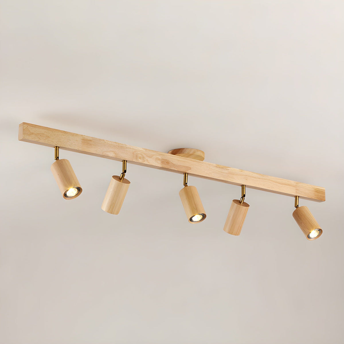 Natural Wood Beam Spotlight Light – product view 6