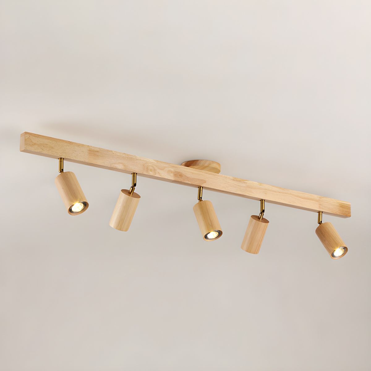 Natural Wood Beam Spotlight Light – product view 7