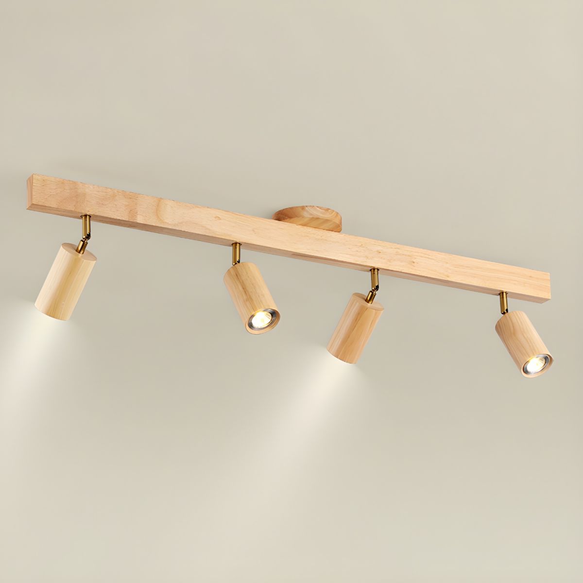 Natural Wood Beam Spotlight Light – product view 8