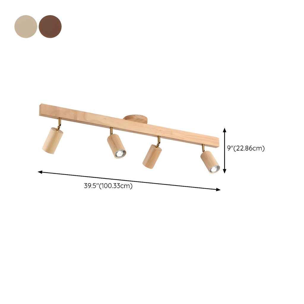 Natural Wood Beam Spotlight Light – product view 15