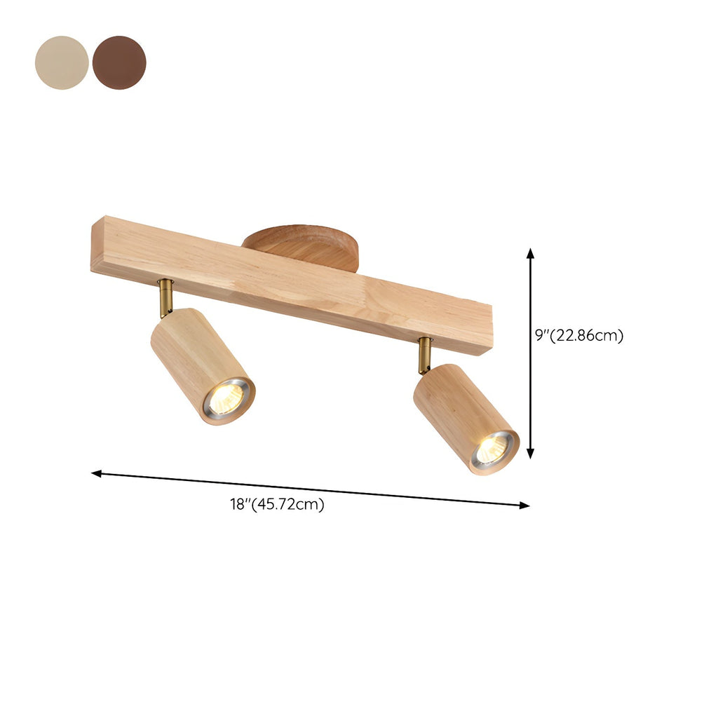 Natural Wood Beam Spotlight Light – product view 16