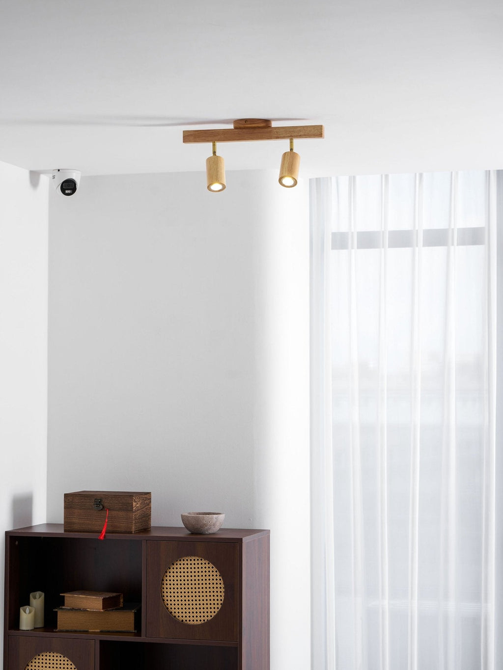 Natural Wood Beam Spotlight Light – product view 41