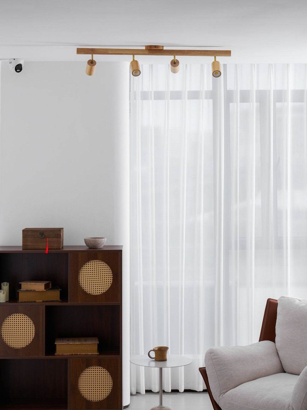 Natural Wood Beam Spotlight Light – product view 43