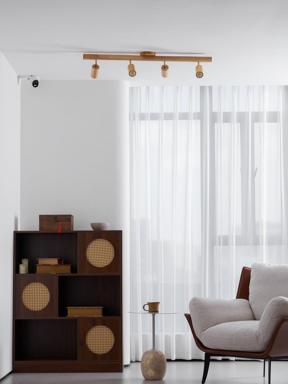Natural Wood Beam Spotlight Light – product view 44