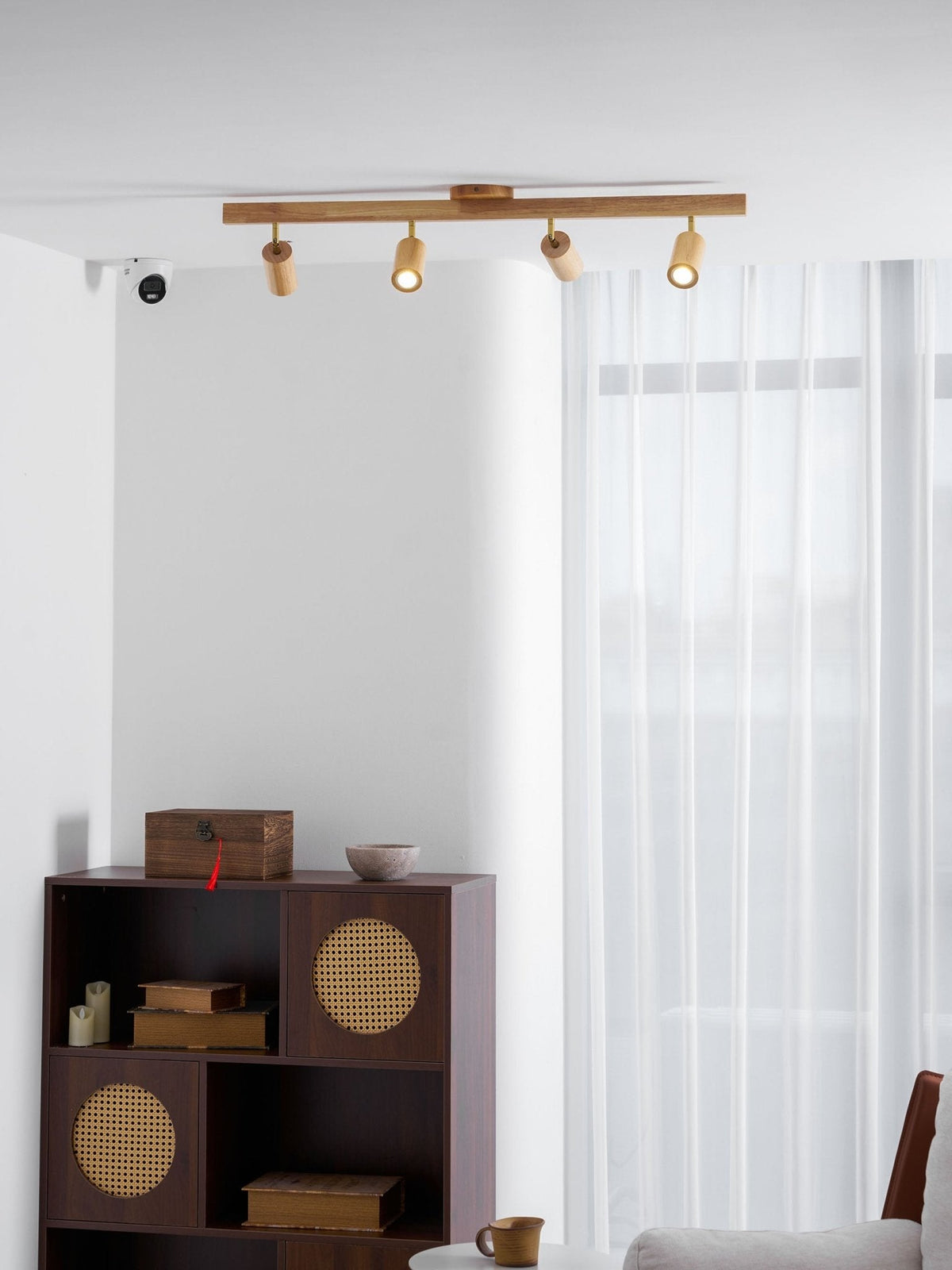 Natural Wood Beam Spotlight Light – product view 46