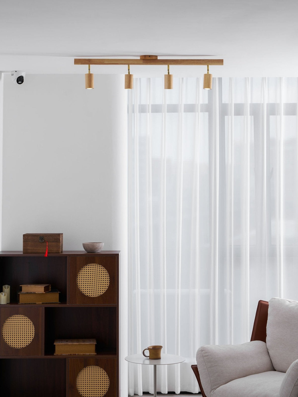 Natural Wood Beam Spotlight Light – product view 50