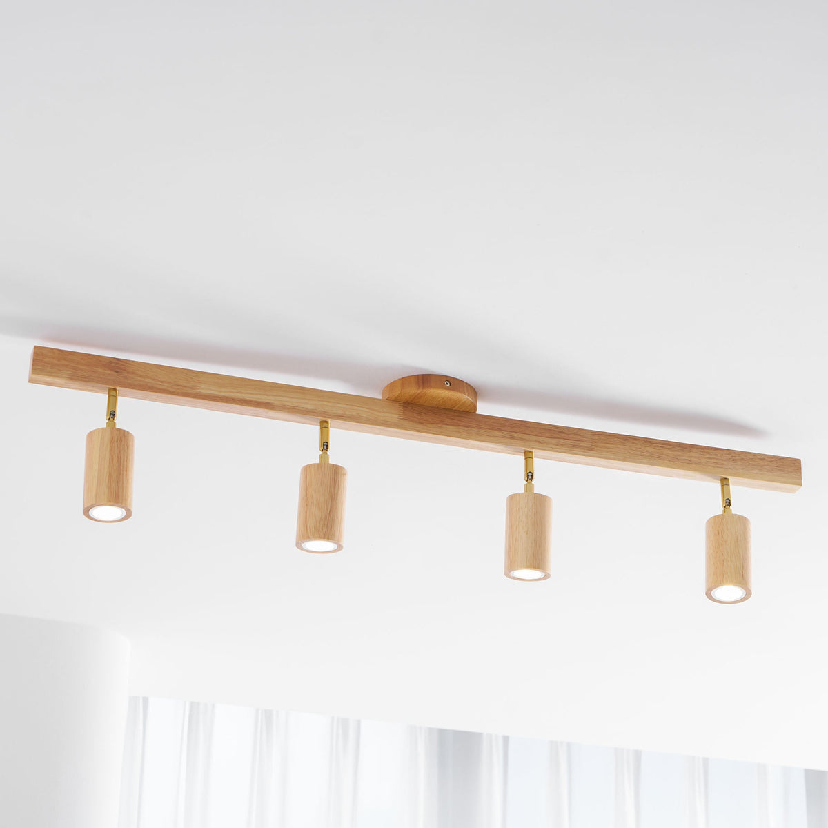 Natural Wood Beam Spotlight Light – product view 51