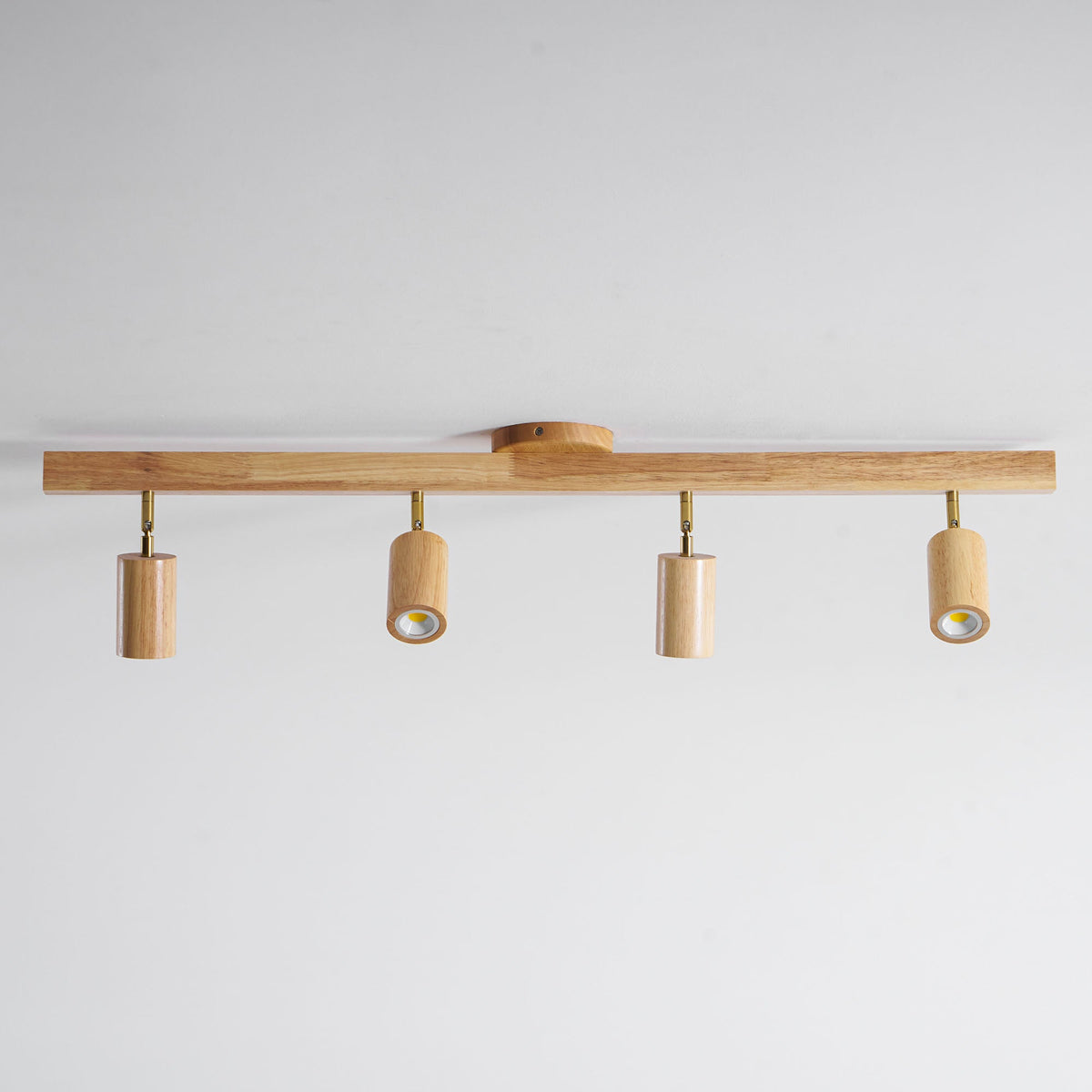 Natural Wood Beam Spotlight Light – product view 60