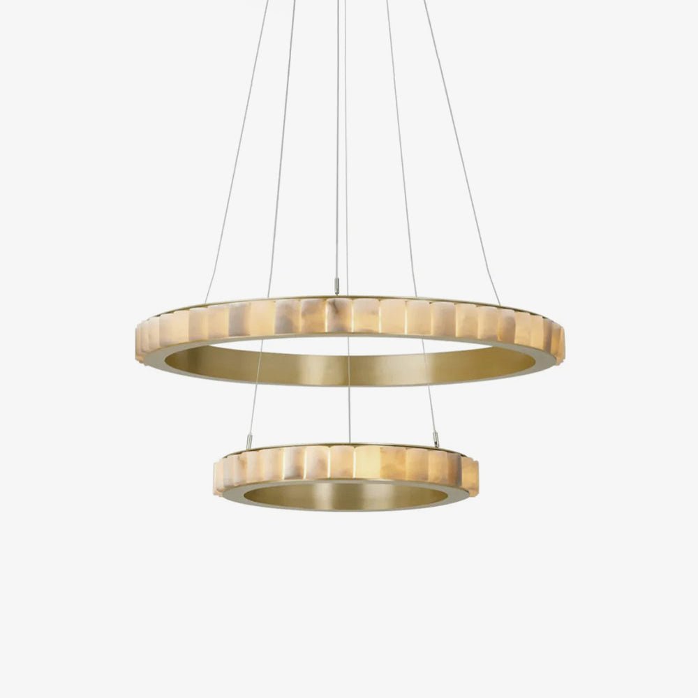 Alabaster Avalon Halo Chandelier – product view 1
