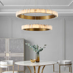 Alabaster Avalon Halo Chandelier – product view 2