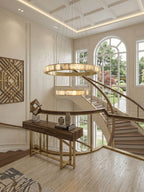 Alabaster Avalon Halo Chandelier – product view 6