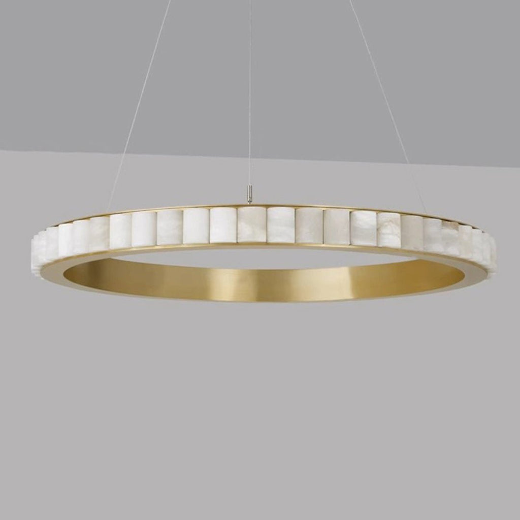 Alabaster Avalon Halo Chandelier – product view 22
