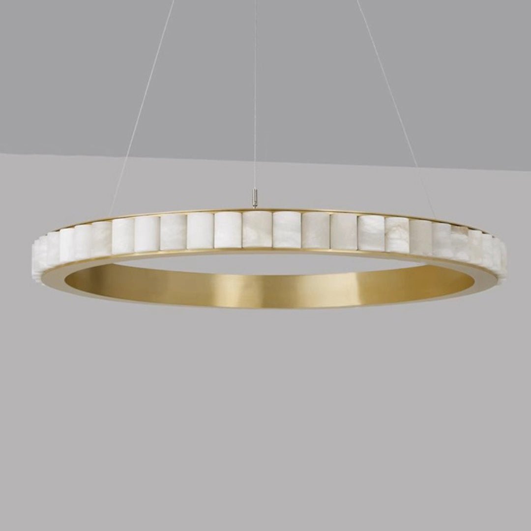 Alabaster Avalon Halo Chandelier – product view 22