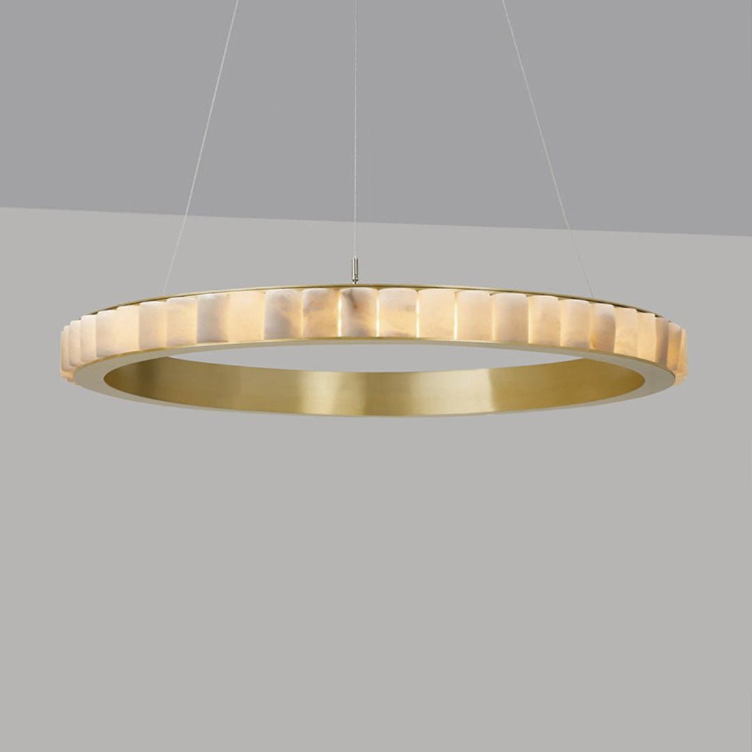 Alabaster Avalon Halo Chandelier – product view 37