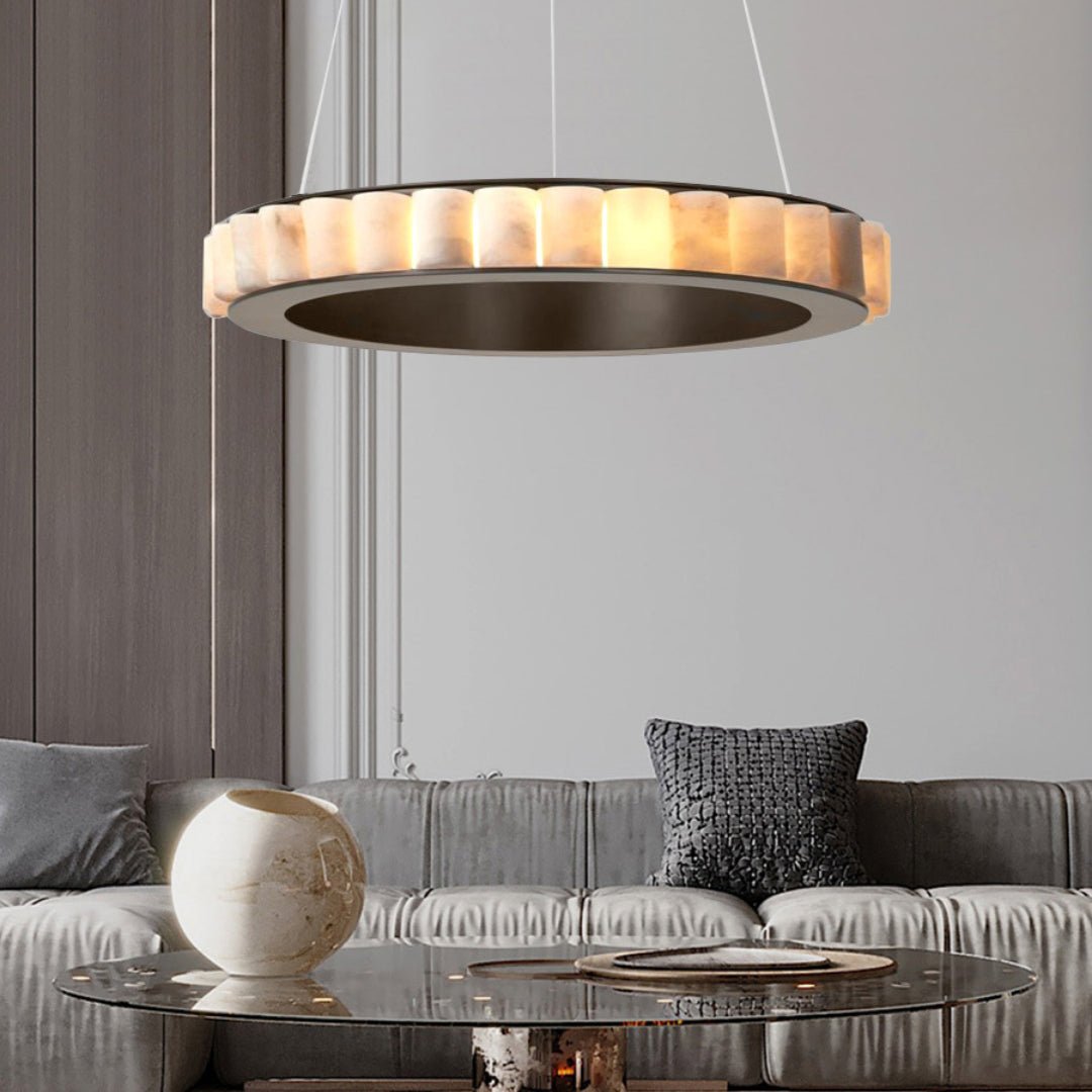 Alabaster Avalon Halo Chandelier – product view 41