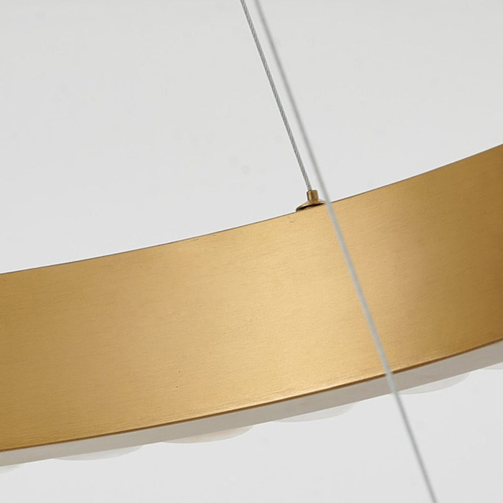Alabaster Avalon Halo Chandelier – product view 44