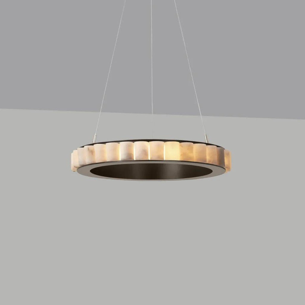 Alabaster Avalon Halo Chandelier – product view 45
