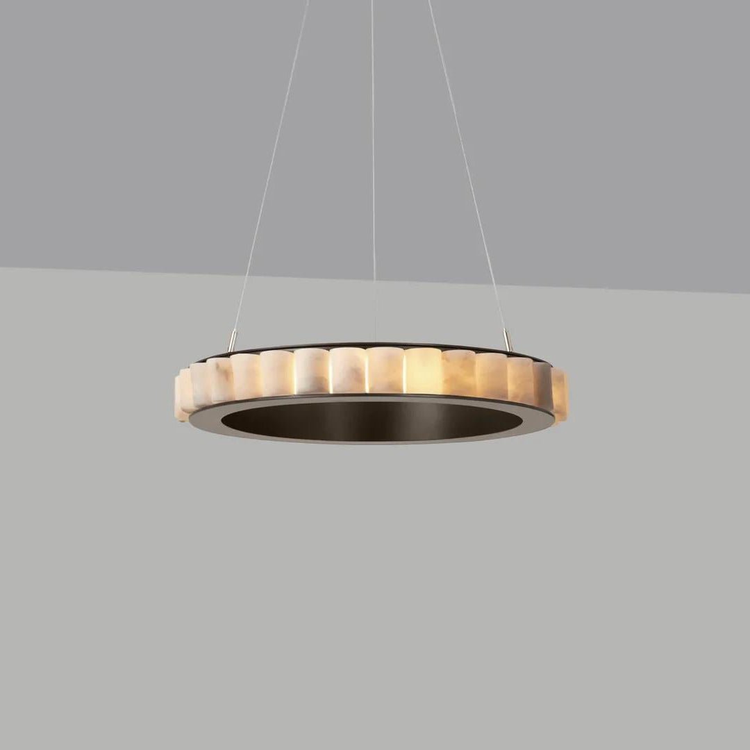 Alabaster Avalon Halo Chandelier – product view 45