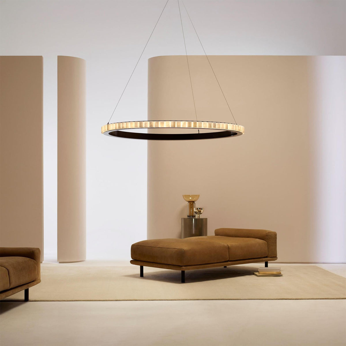 Alabaster Avalon Halo Chandelier – product view 50