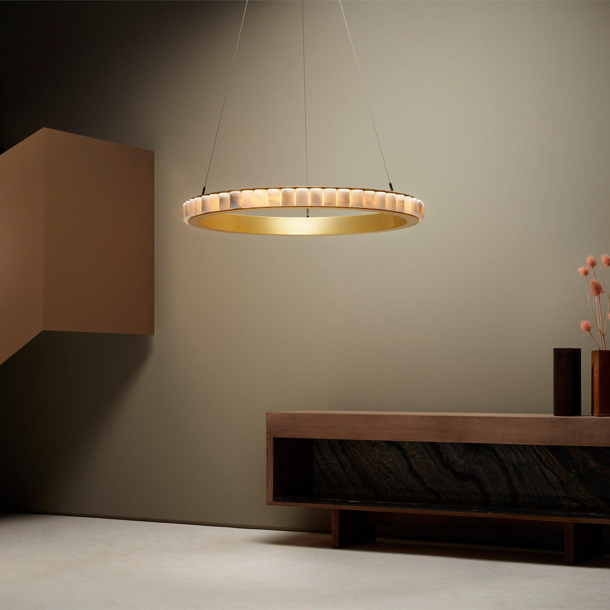Alabaster Avalon Halo Chandelier – product view 51
