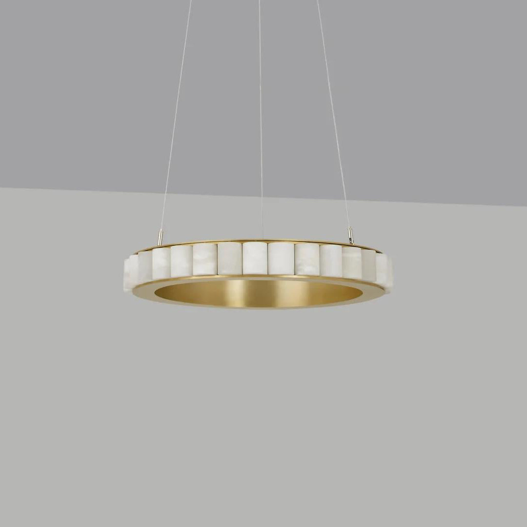 Alabaster Avalon Halo Chandelier – product view 57