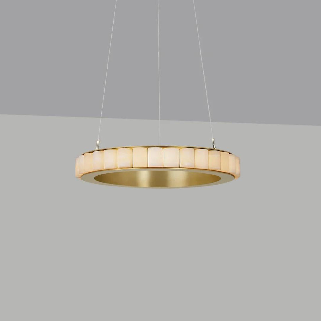 Alabaster Avalon Halo Chandelier – product view 58