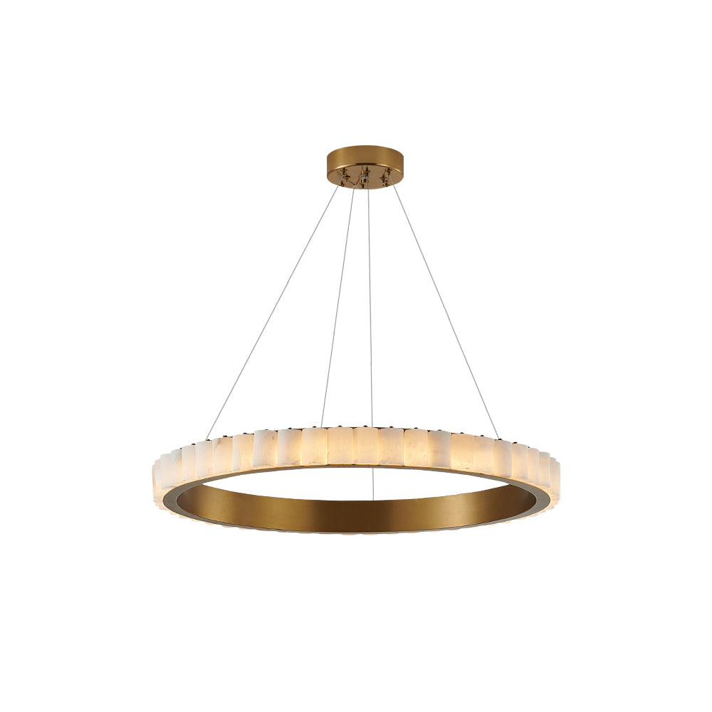 Alabaster Avalon Halo Chandelier – product view 60