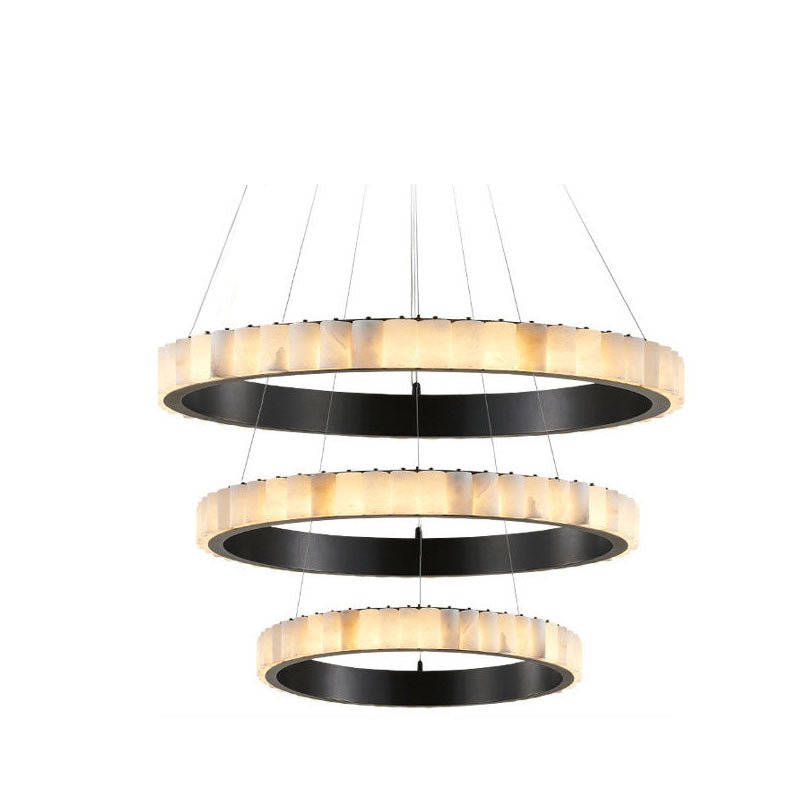 Alabaster Avalon Halo Chandelier – product view 69