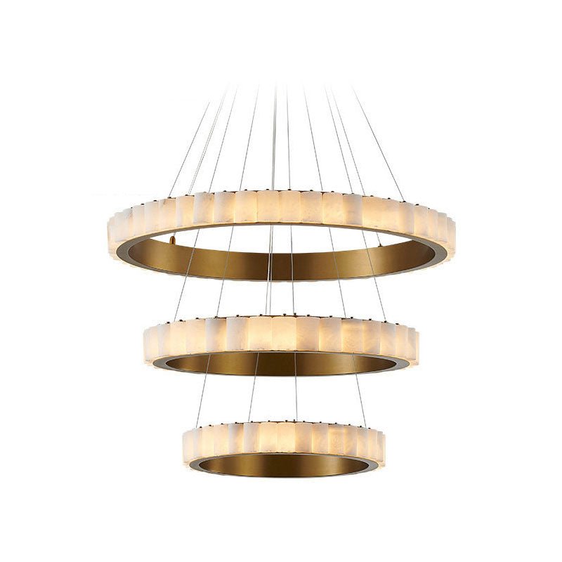 Alabaster Avalon Halo Chandelier – product view 70