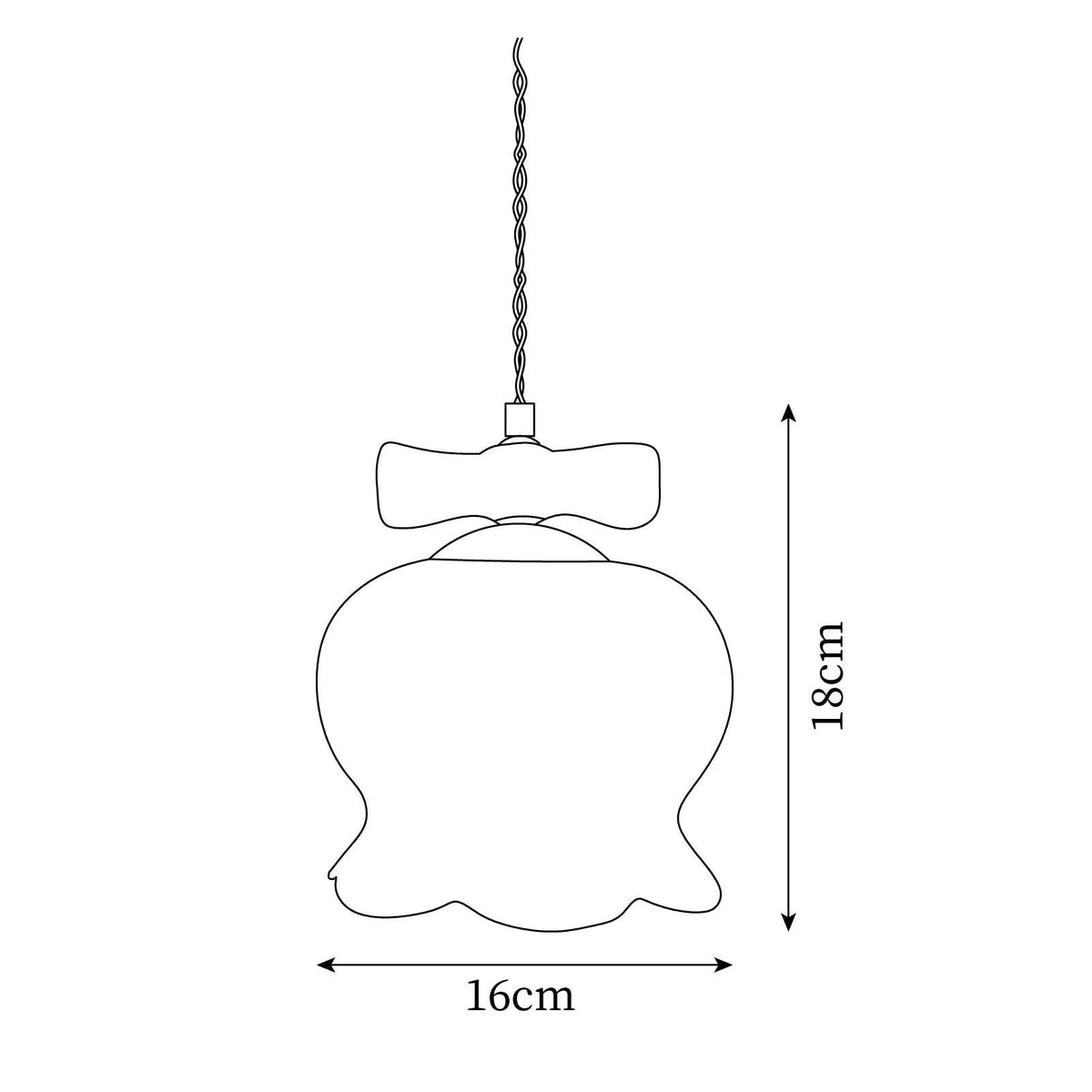 Orto Glass Pendant Light — product view 5