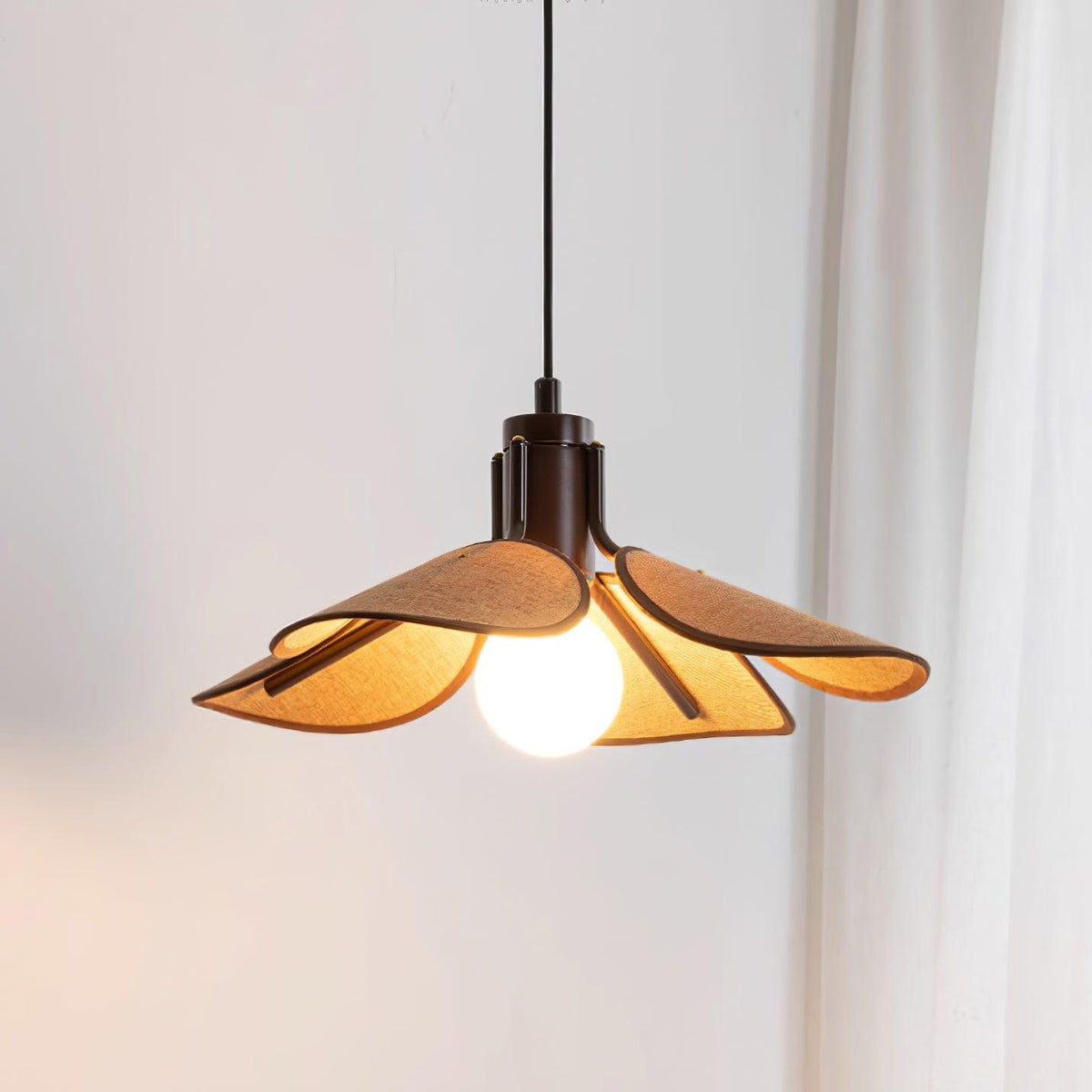 Callie Wood Pendant Lamp — product view 2