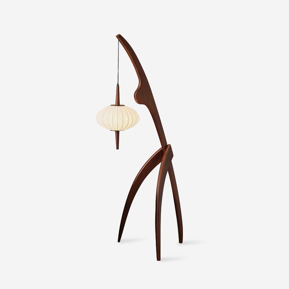 Mante Religieuse Wood Floor Lamp — product view 1