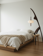 Mante Religieuse Wood Floor Lamp — product view 6