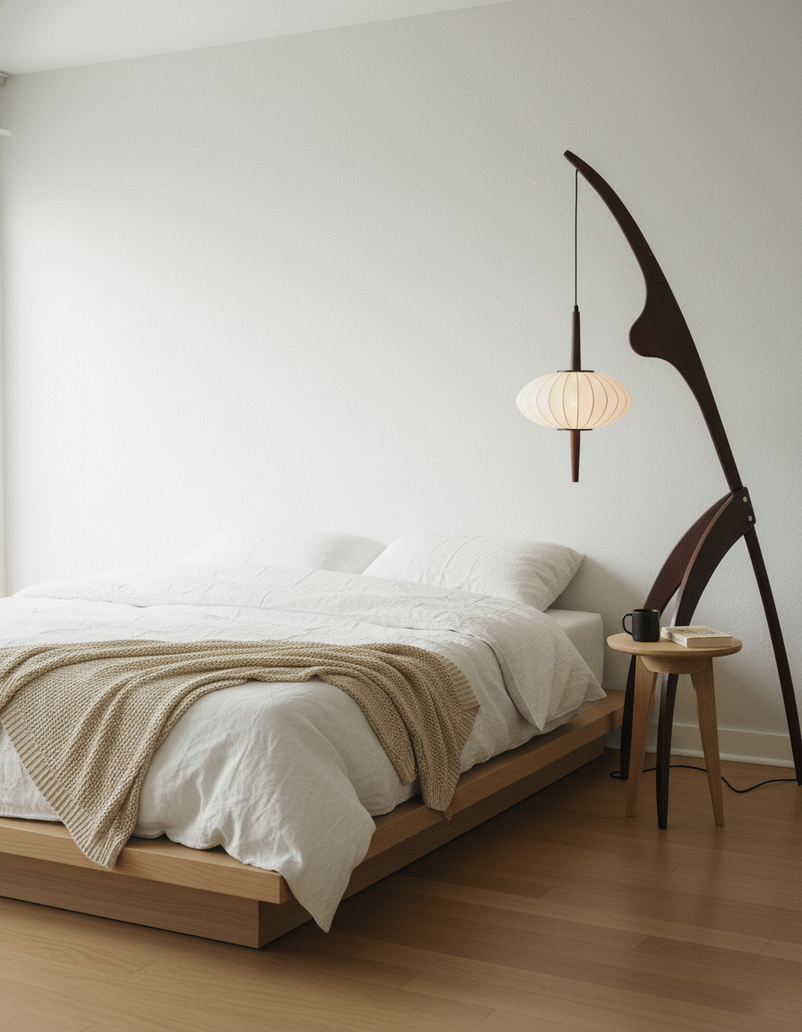 Mante Religieuse Wood Floor Lamp — product view 6