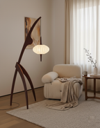 Mante Religieuse Wood Floor Lamp — product view 11