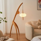 Mante Religieuse Wood Floor Lamp — product view 18