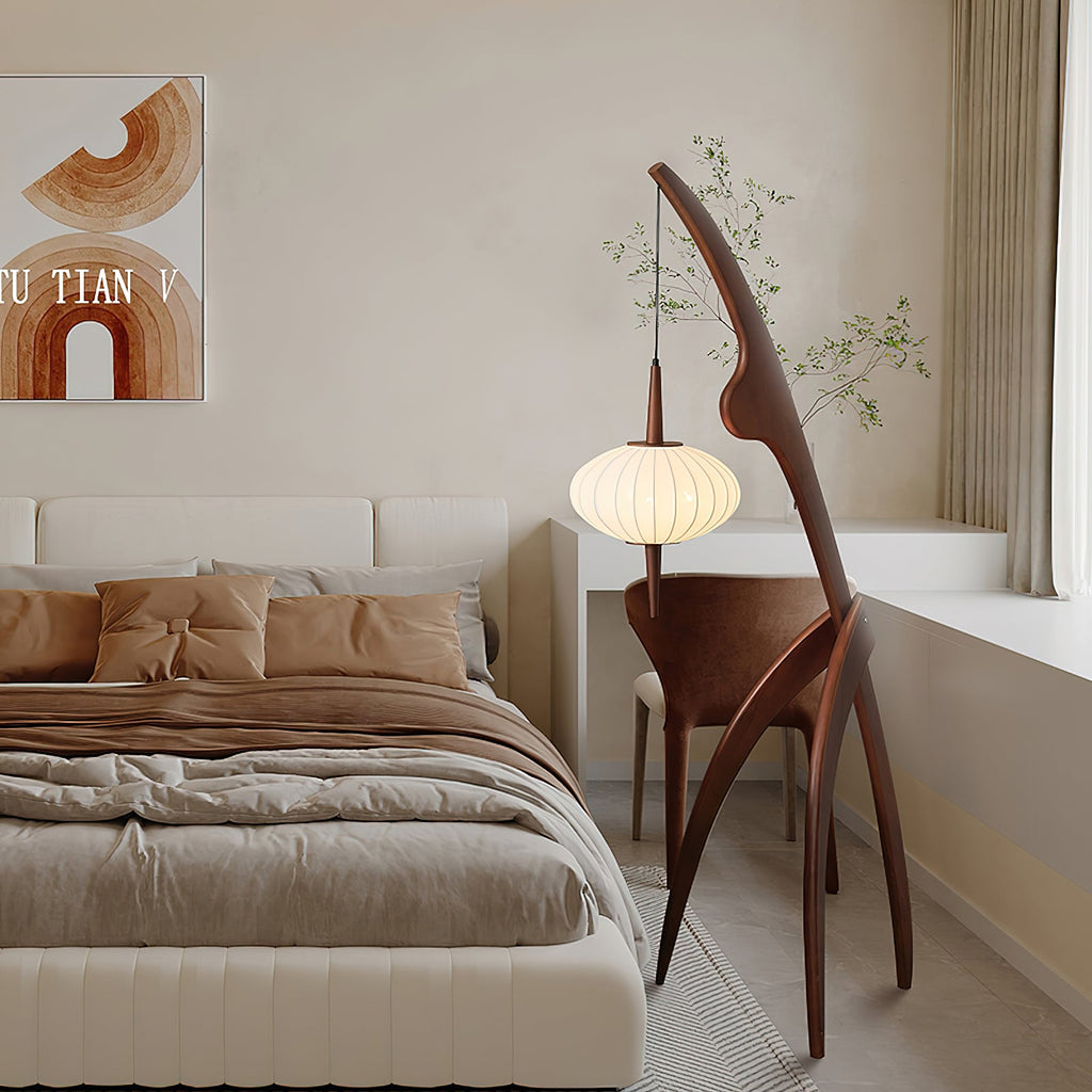 Mante Religieuse Wood Floor Lamp — product view 19