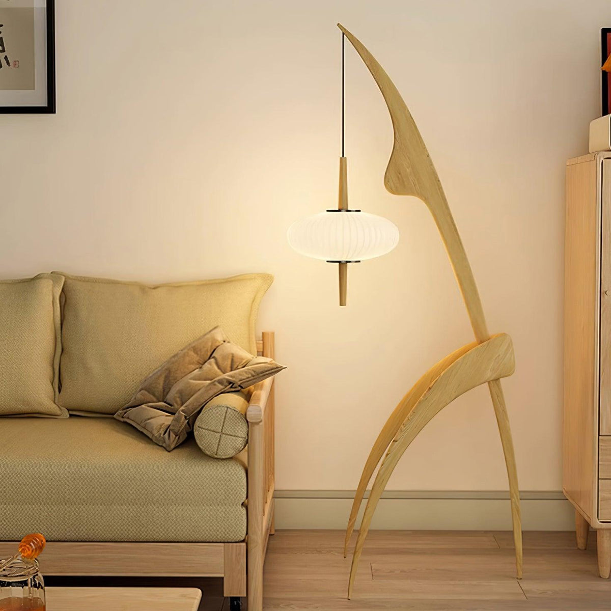 Mante Religieuse Wood Floor Lamp — product view 23