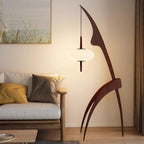 Mante Religieuse Wood Floor Lamp — product view 25