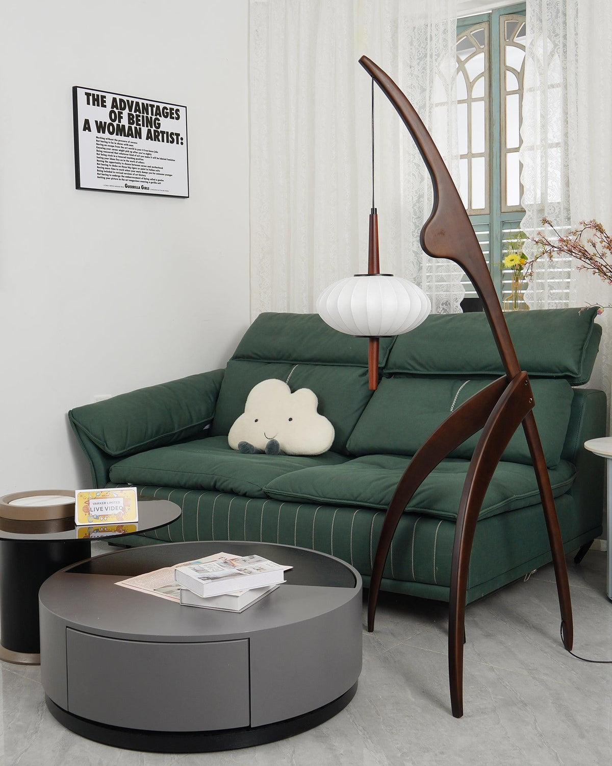 Mante Religieuse Wood Floor Lamp — product view 30