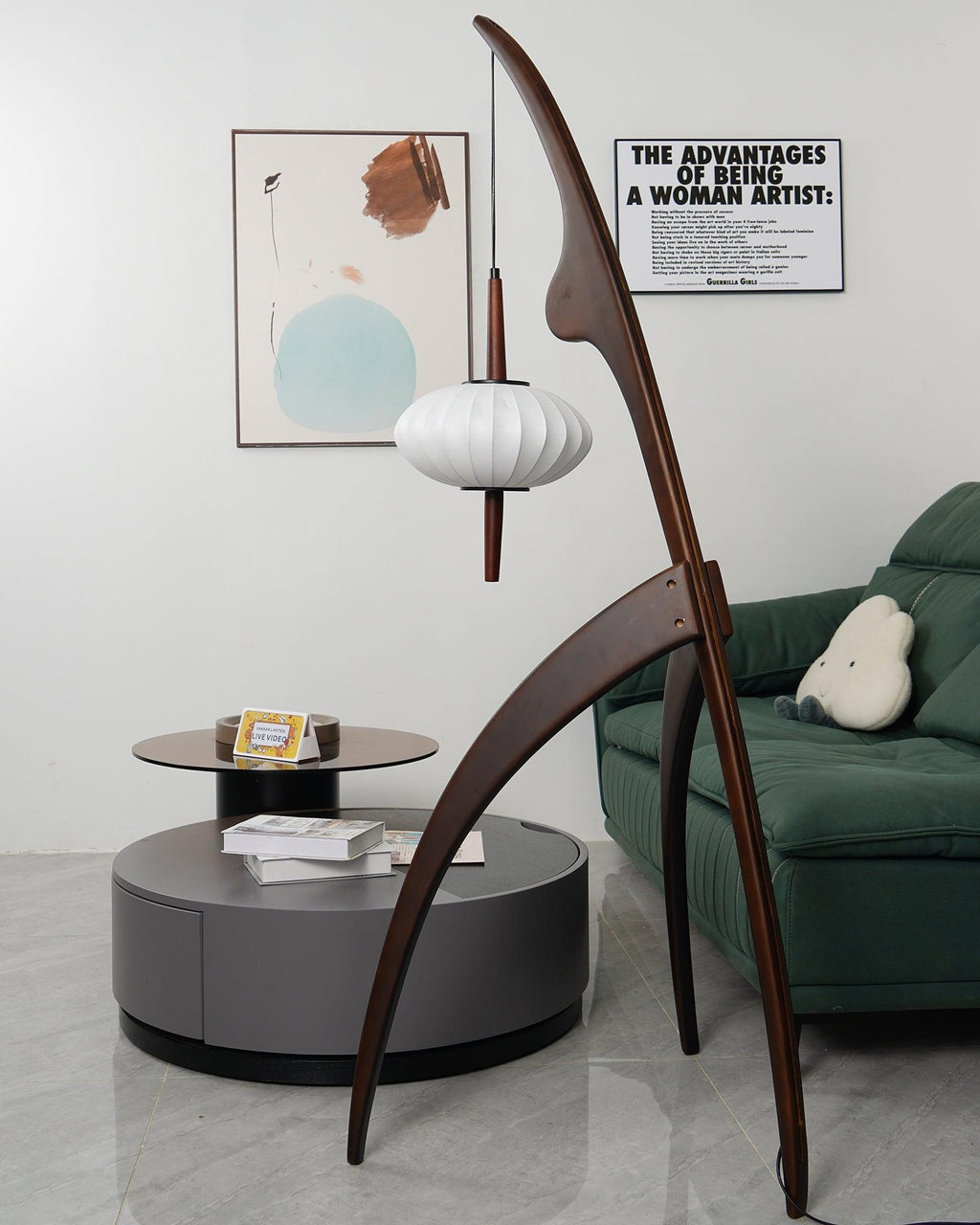 Mante Religieuse Wood Floor Lamp — product view 32