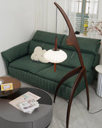 Mante Religieuse Wood Floor Lamp — product view 33