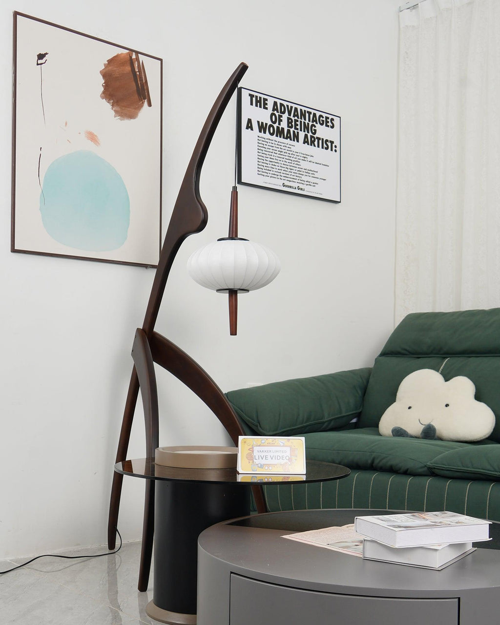 Mante Religieuse Wood Floor Lamp — product view 38